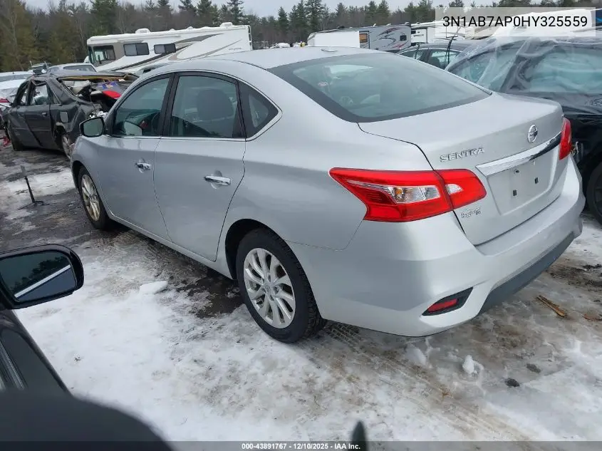 3N1AB7AP0HY325559 2017 Nissan Sentra Sv