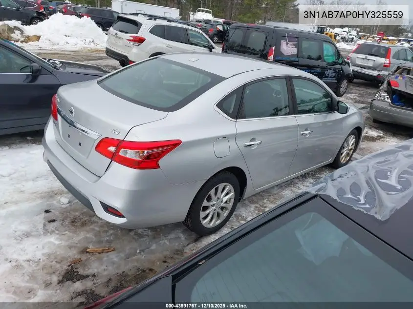 3N1AB7AP0HY325559 2017 Nissan Sentra Sv
