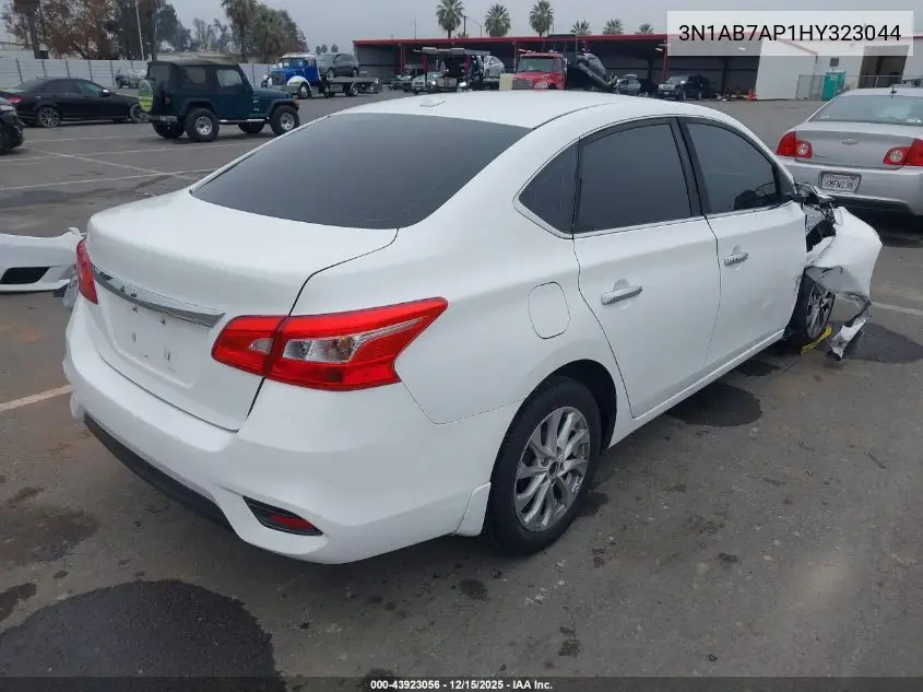 3N1AB7AP1HY323044 2017 Nissan Sentra Sv