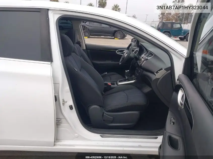 3N1AB7AP1HY323044 2017 Nissan Sentra Sv