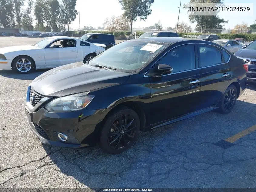3N1AB7AP1HY324579 2017 Nissan Sentra Sr