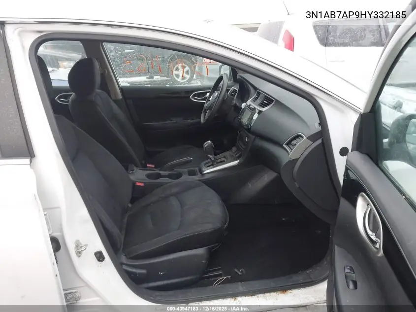 3N1AB7AP9HY332185 2017 Nissan Sentra Sv