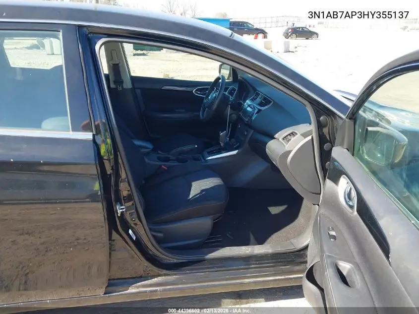 3N1AB7AP3HY355137 2017 Nissan Sentra Sv
