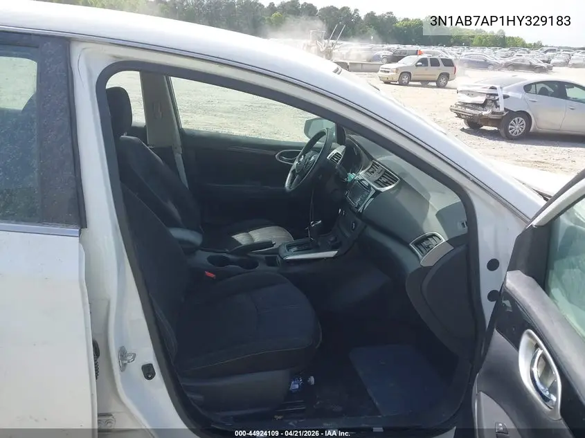3N1AB7AP1HY329183 2017 Nissan Sentra Sv