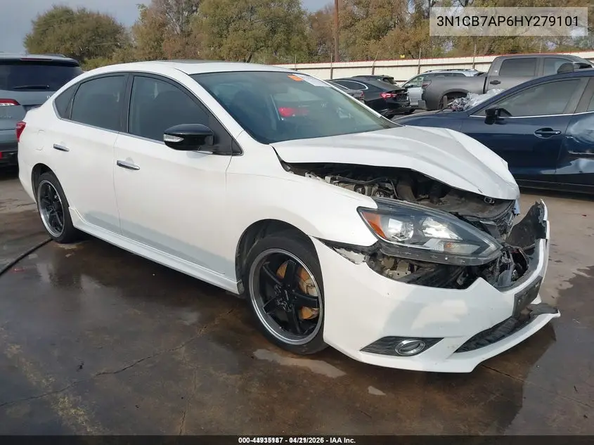 3N1CB7AP6HY279101 2017 Nissan Sentra Sr Turbo