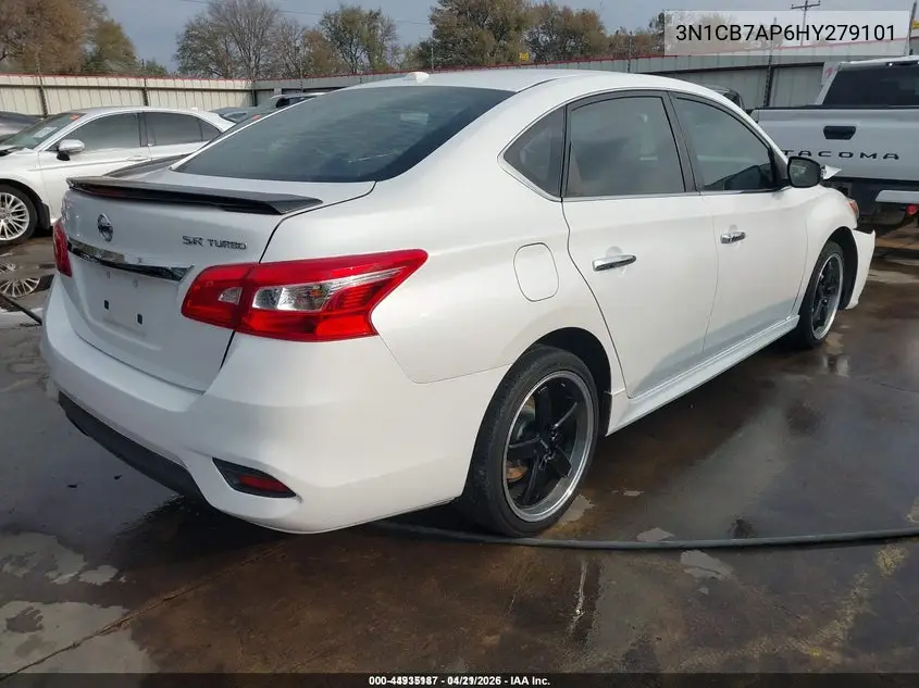 3N1CB7AP6HY279101 2017 Nissan Sentra Sr Turbo