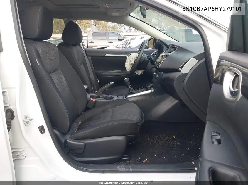 3N1CB7AP6HY279101 2017 Nissan Sentra Sr Turbo