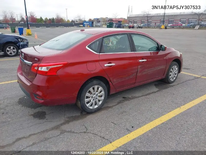 3N1AB7AP5JY307533 2018 Nissan Sentra