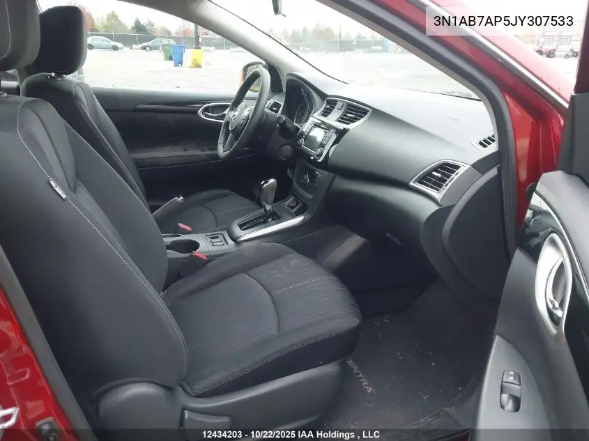 3N1AB7AP5JY307533 2018 Nissan Sentra