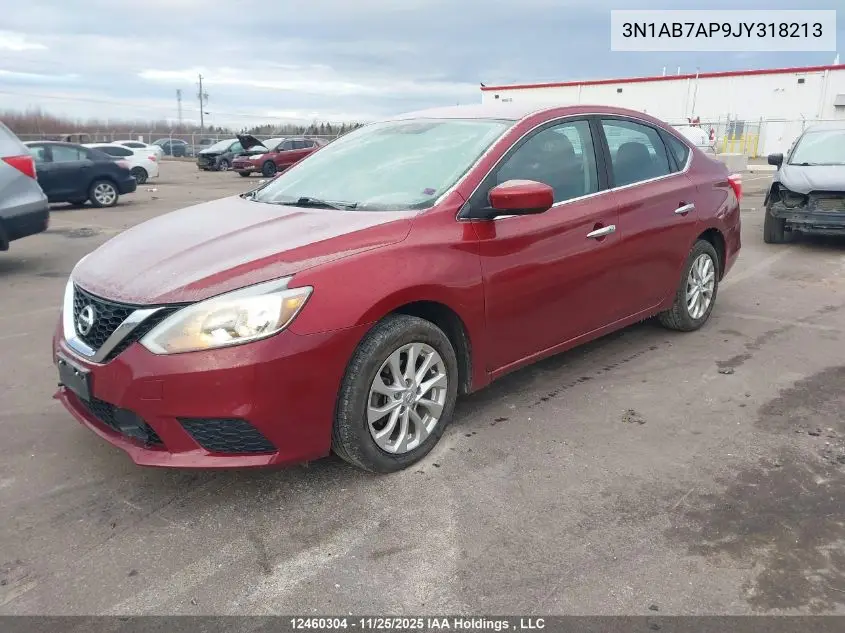 3N1AB7AP9JY318213 2018 Nissan Sentra 1.8 S/1.8 Sv/1.8 Sv Midnight Edition