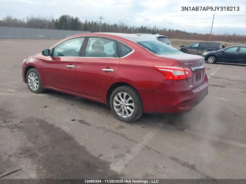 3N1AB7AP9JY318213 2018 Nissan Sentra 1.8 S/1.8 Sv/1.8 Sv Midnight Edition