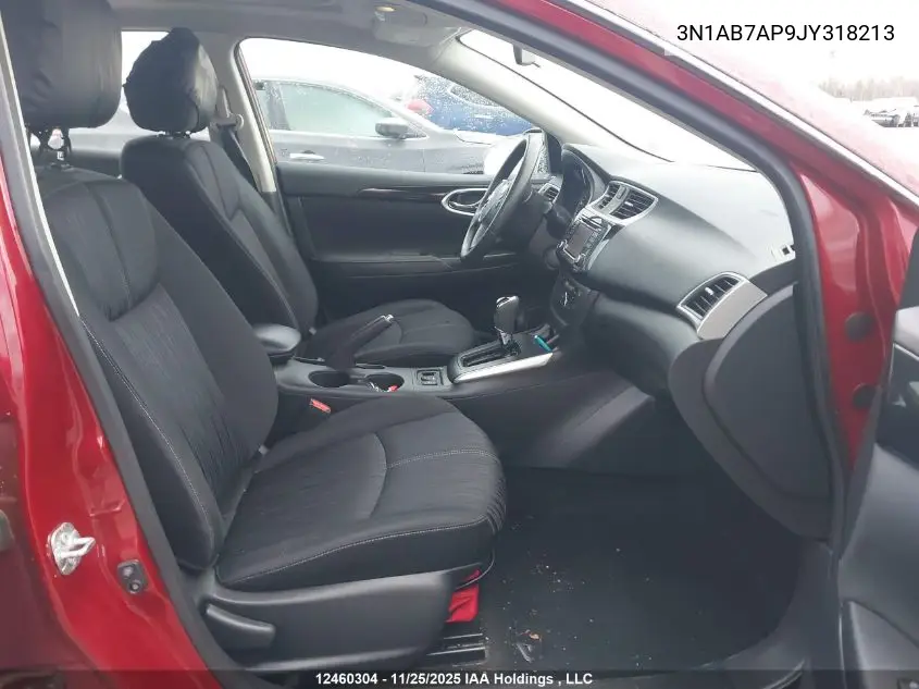 3N1AB7AP9JY318213 2018 Nissan Sentra 1.8 S/1.8 Sv/1.8 Sv Midnight Edition