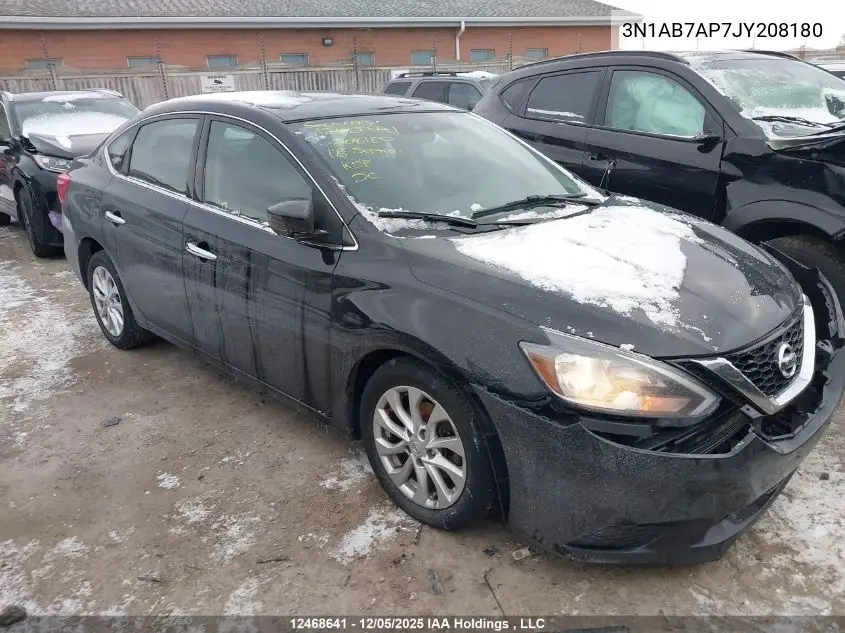 3N1AB7AP7JY208180 2018 Nissan Sentra 1.8 S/1.8 Sv/1.8 Sv Midnight Edition