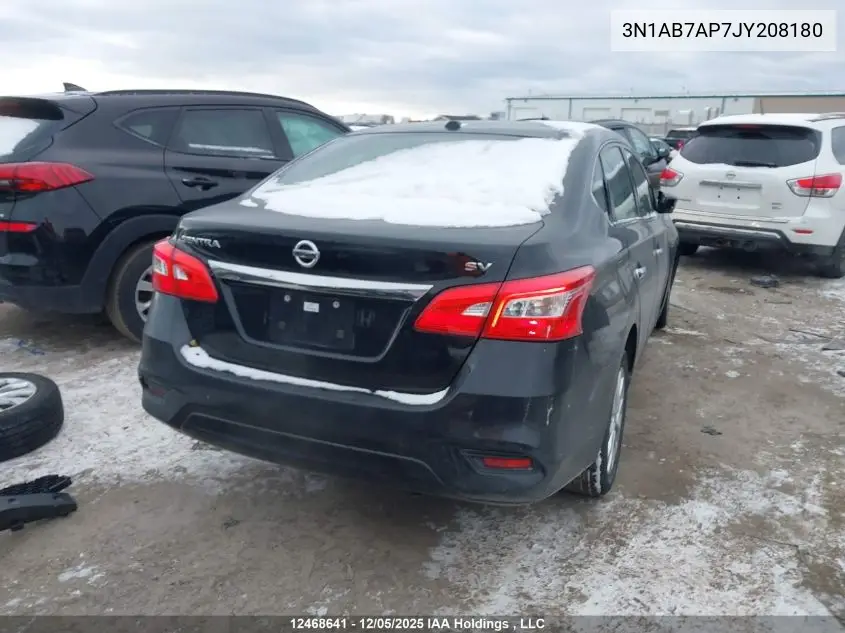 3N1AB7AP7JY208180 2018 Nissan Sentra 1.8 S/1.8 Sv/1.8 Sv Midnight Edition