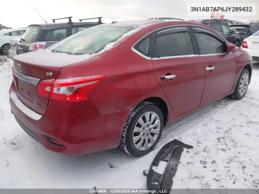 3N1AB7AP6JY289432 2018 Nissan Sentra