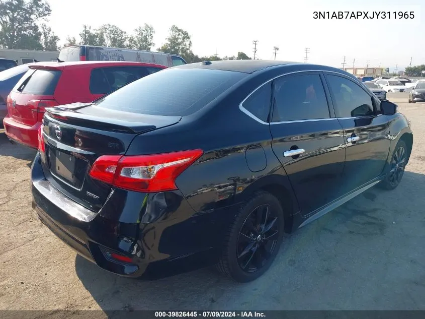 2018 Nissan Sentra S/Sv/Sr/Sl VIN: 3N1AB7APXJY311965 Lot: 39826445