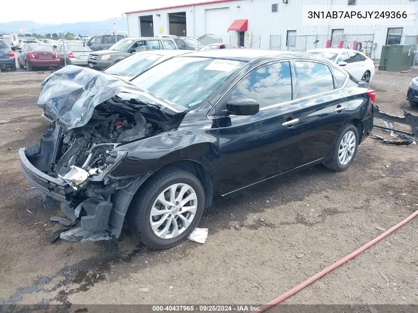 2018 Nissan Sentra Sv VIN: 3N1AB7AP6JY249366 Lot: 40437965