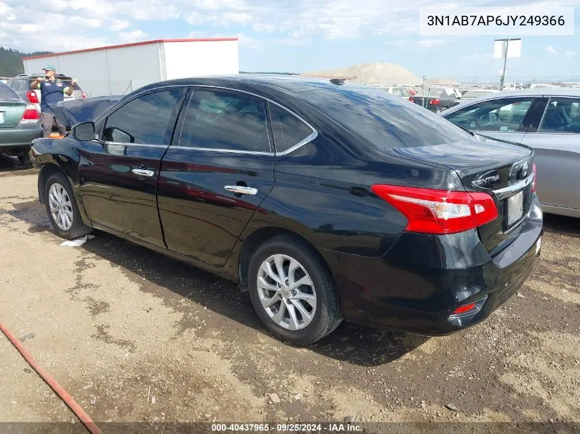 2018 Nissan Sentra Sv VIN: 3N1AB7AP6JY249366 Lot: 40437965