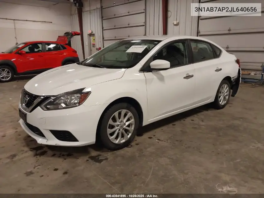 3N1AB7AP2JL640656 2018 Nissan Sentra Sv