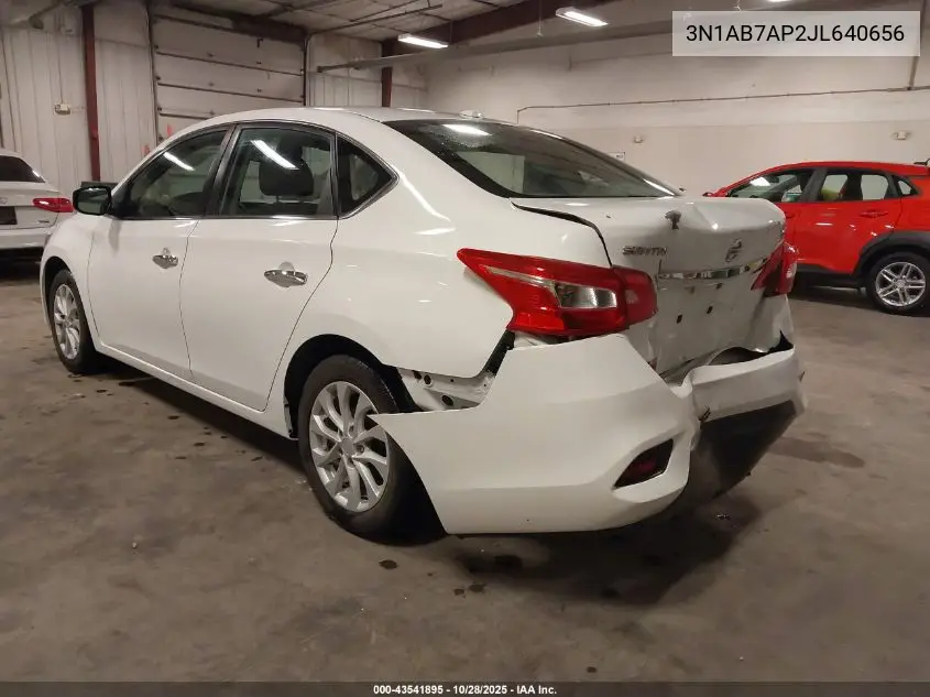 3N1AB7AP2JL640656 2018 Nissan Sentra Sv