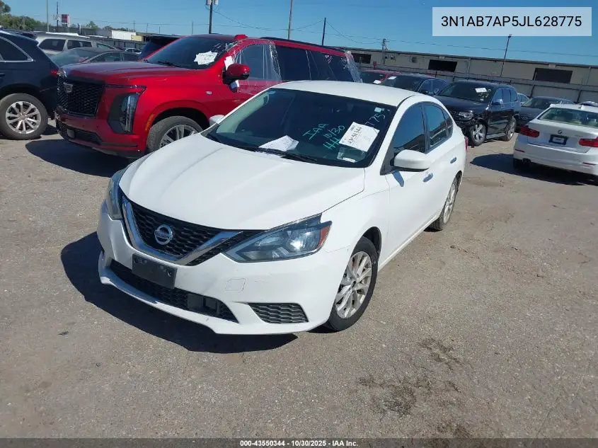 3N1AB7AP5JL628775 2018 Nissan Sentra Sv