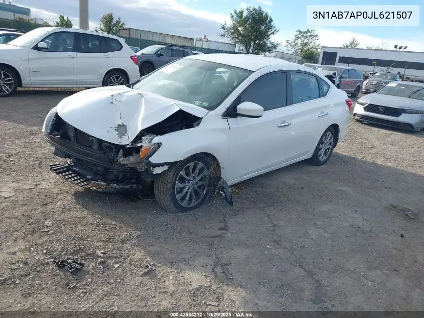 3N1AB7AP0JL621507 2018 Nissan Sentra Sv