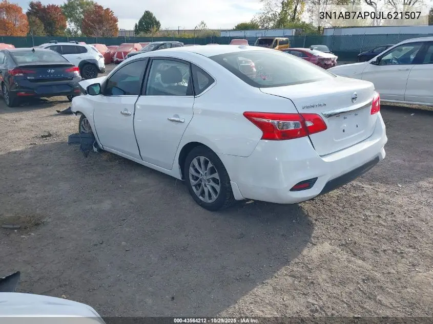 3N1AB7AP0JL621507 2018 Nissan Sentra Sv