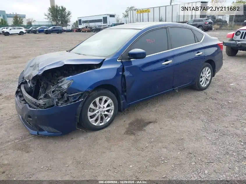 3N1AB7AP2JY211682 2018 Nissan Sentra Sv
