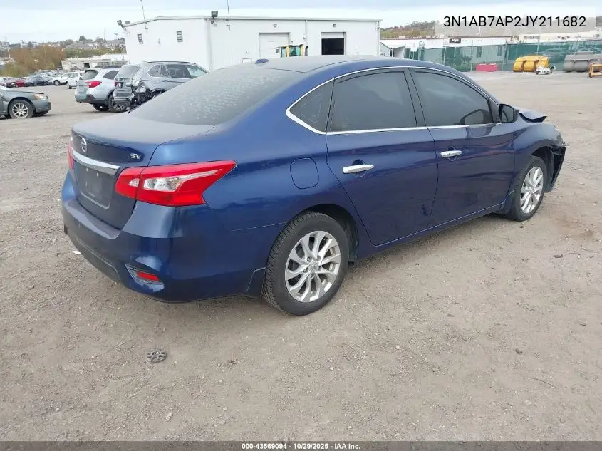 3N1AB7AP2JY211682 2018 Nissan Sentra Sv