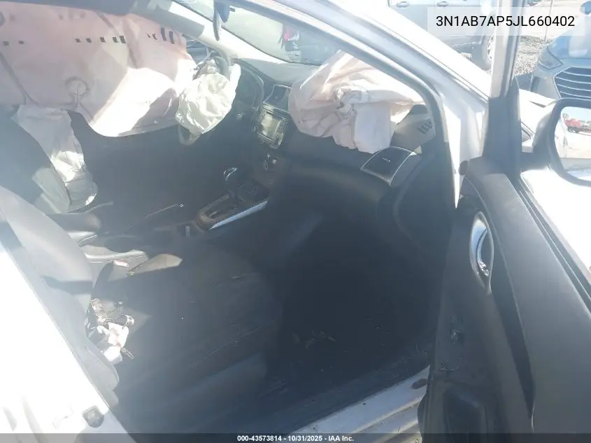 3N1AB7AP5JL660402 2018 Nissan Sentra Sv