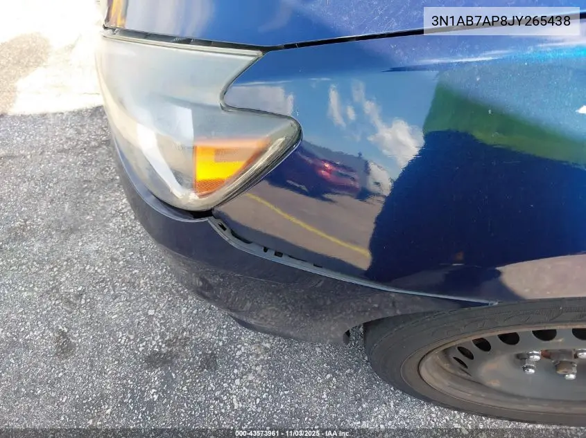 3N1AB7AP8JY265438 2018 Nissan Sentra S