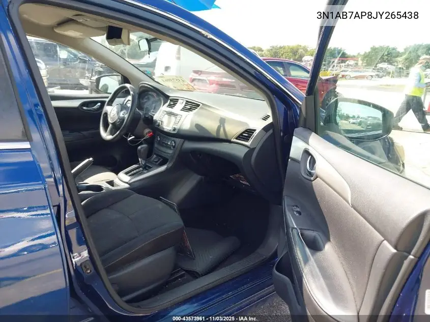 3N1AB7AP8JY265438 2018 Nissan Sentra S