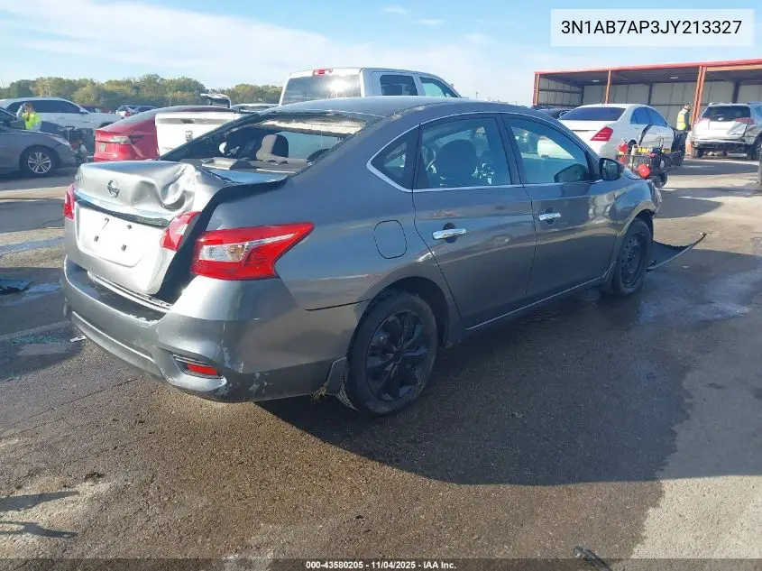 3N1AB7AP3JY213327 2018 Nissan Sentra S