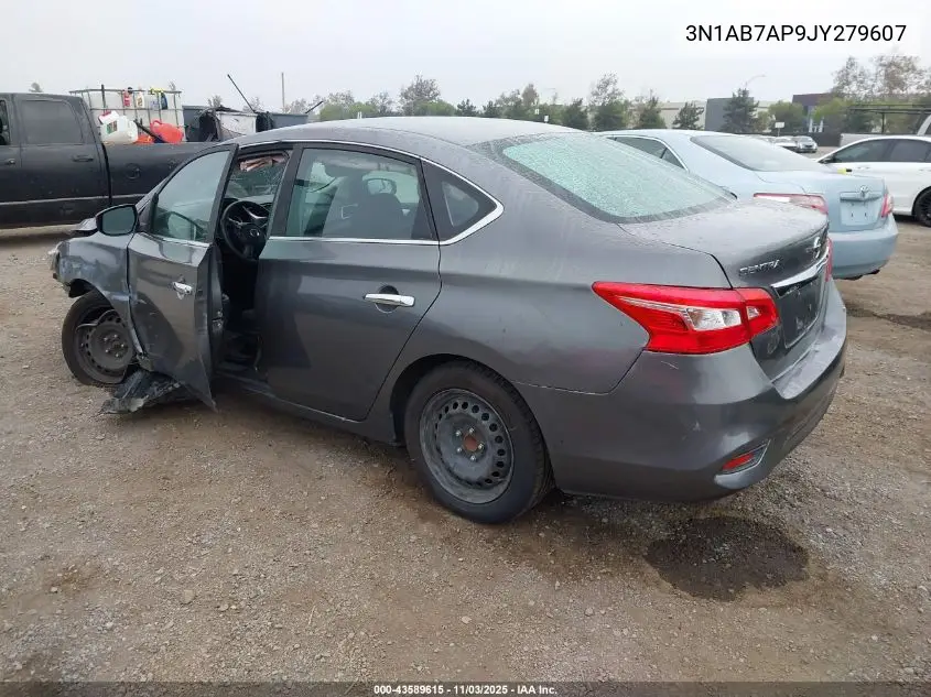 3N1AB7AP9JY279607 2018 Nissan Sentra S