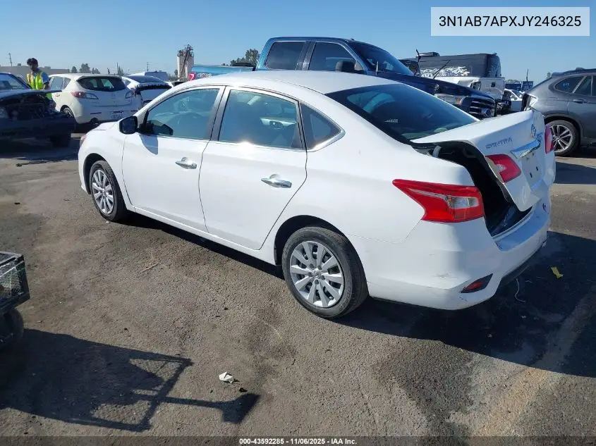 3N1AB7APXJY246325 2018 Nissan Sentra S
