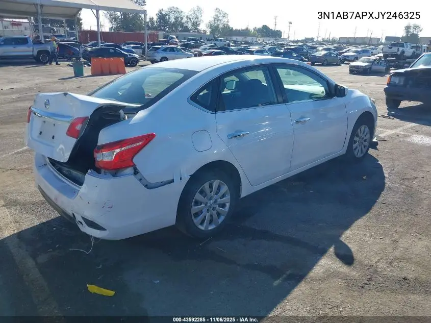 3N1AB7APXJY246325 2018 Nissan Sentra S