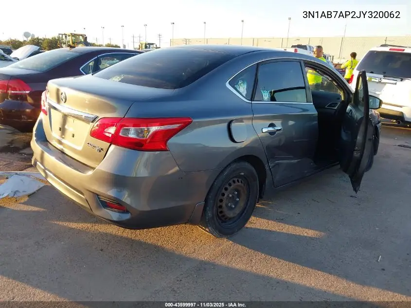 3N1AB7AP2JY320062 2018 Nissan Sentra S
