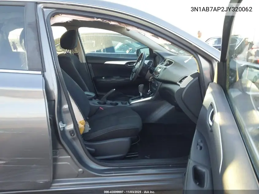 3N1AB7AP2JY320062 2018 Nissan Sentra S