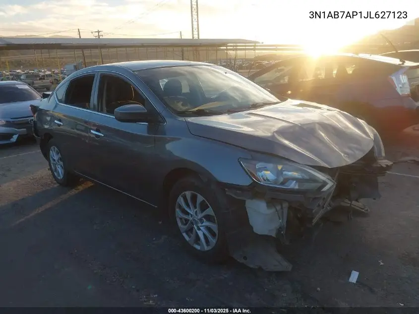 3N1AB7AP1JL627123 2018 Nissan Sentra Sv