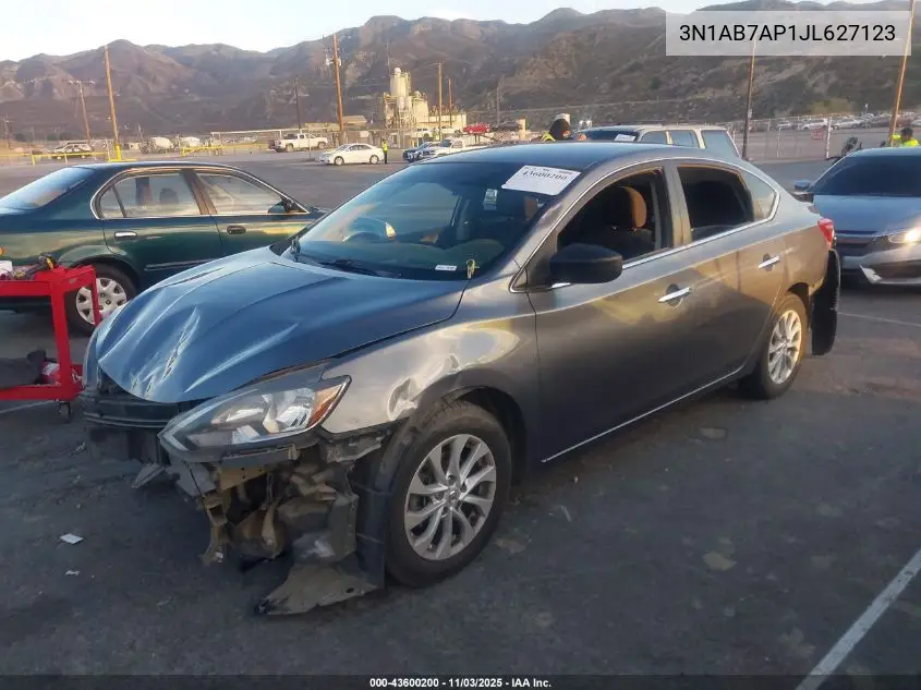3N1AB7AP1JL627123 2018 Nissan Sentra Sv