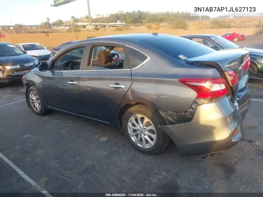 3N1AB7AP1JL627123 2018 Nissan Sentra Sv