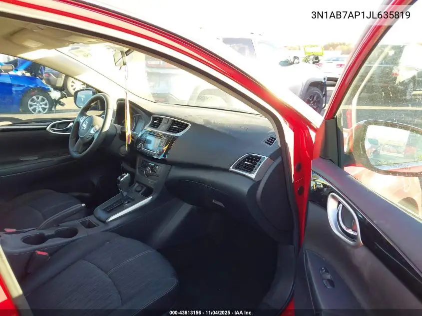 3N1AB7AP1JL635819 2018 Nissan Sentra Sv
