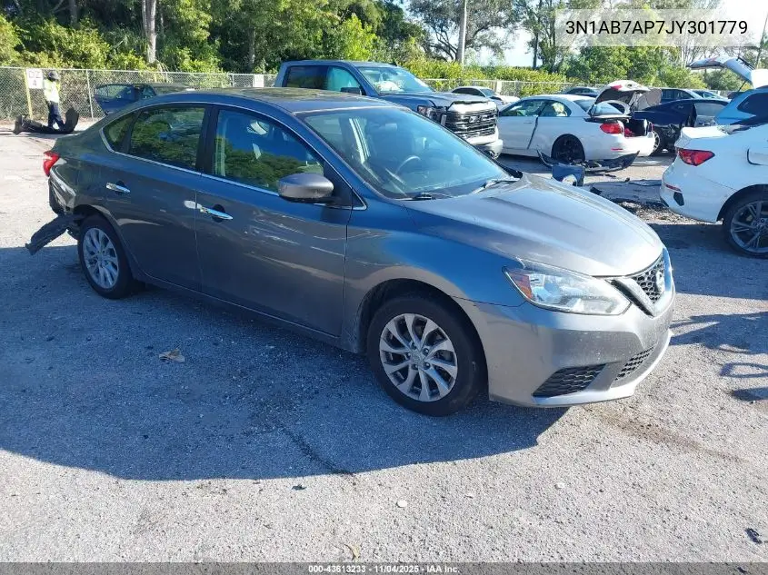 3N1AB7AP7JY301779 2018 Nissan Sentra Sv