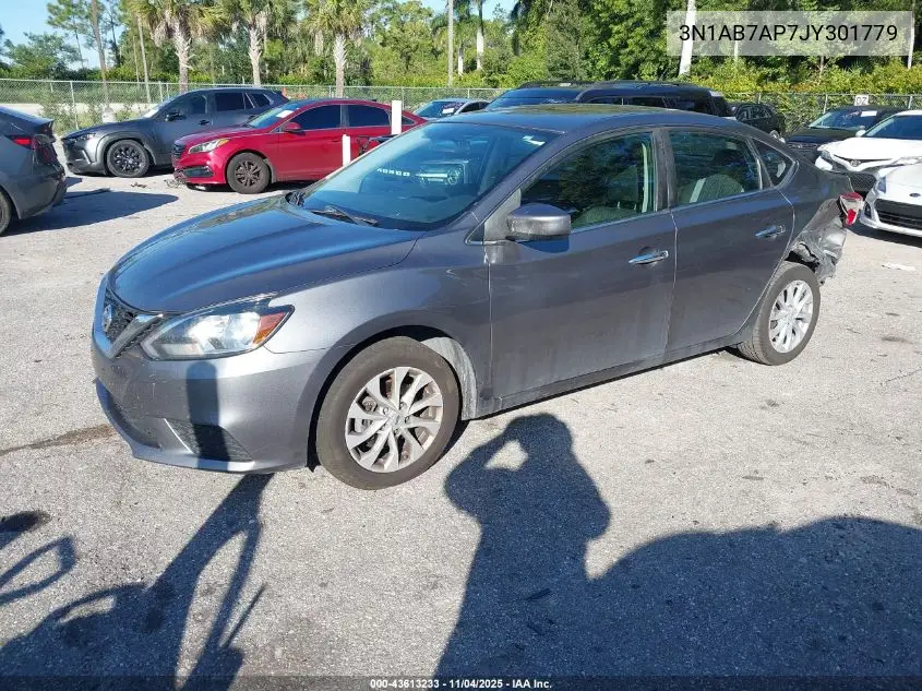3N1AB7AP7JY301779 2018 Nissan Sentra Sv