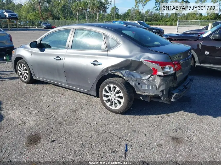 3N1AB7AP7JY301779 2018 Nissan Sentra Sv