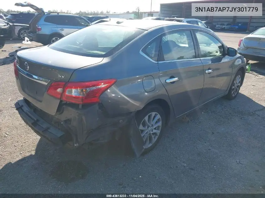 3N1AB7AP7JY301779 2018 Nissan Sentra Sv