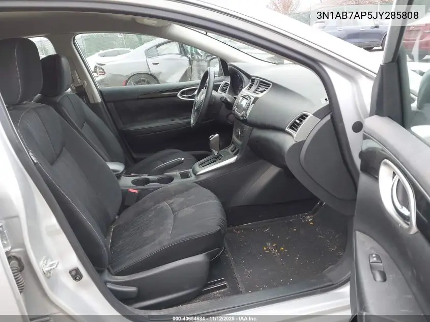 3N1AB7AP5JY285808 2018 Nissan Sentra Sv