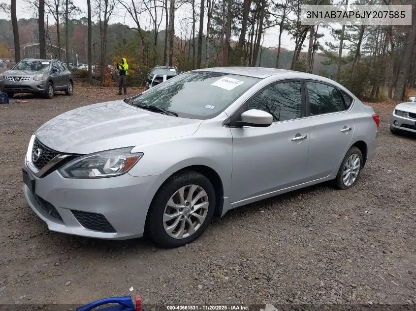 3N1AB7AP6JY207585 2018 Nissan Sentra Sv