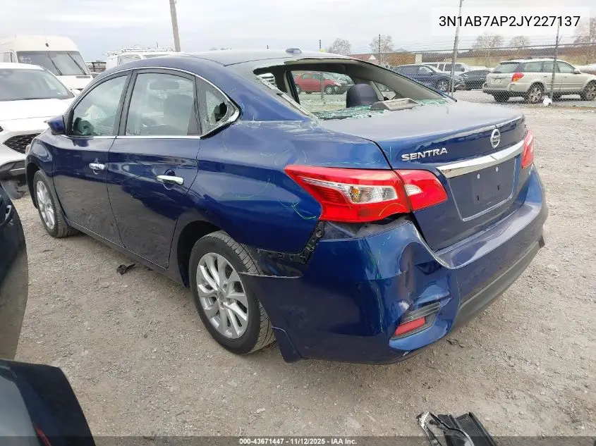 3N1AB7AP2JY227137 2018 Nissan Sentra Sv