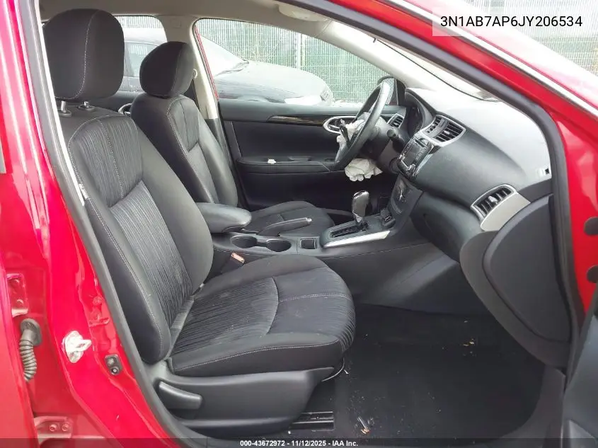 3N1AB7AP6JY206534 2018 Nissan Sentra Sv